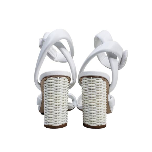 Franco Sarto Womens 8 Oma Ankle Strap Sandal in White NEW - Picture 6 of 11